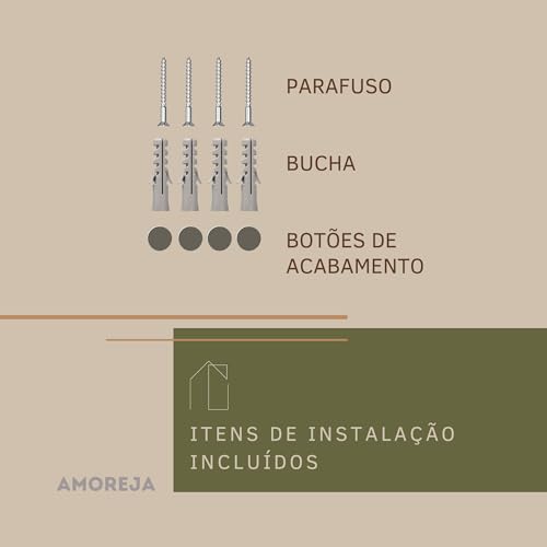 Toalheiro Duplo de Alumínio AMOREJA, Suporte Dobrável para Toalhas, Prateleiras Resistentes