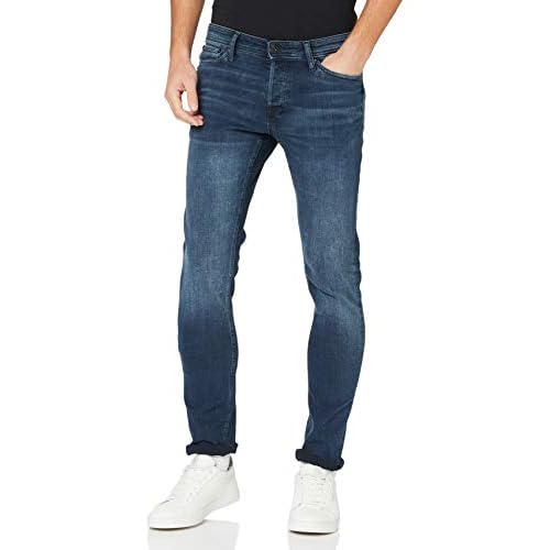 JACK & JONES Jeans Glenn Slim Fit Tapered Leg Blue Denim Pants