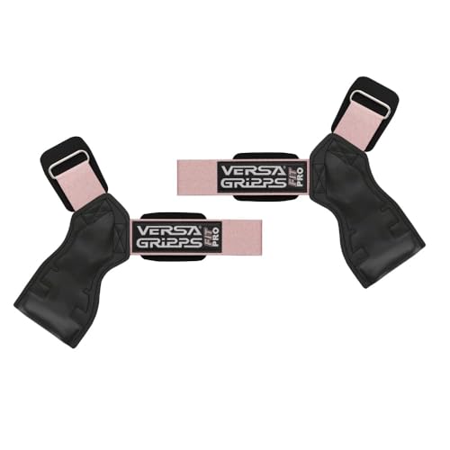 Versa Gripps Fit Pro Made in the USA Wrist Straps for Female Athlete the Best Training Accessory Peach Bellini S