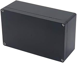 Otdorpatio Project Box IP65 Waterproof Junction Box ABS Plastic Black Electrical Boxes DIY Electronic Project Case Power Enclosure 7.87 x4.72 x2.95 inch (200x120x75 mm)