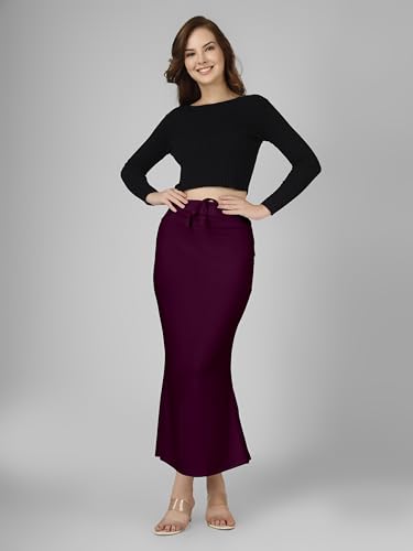 Image of Nexsus Stretchable Saree Shapewear | Petticoat for Women | Cotton Blended | Skirts for Women | Shape Wear Dress for Saree | Available in 80+ Colors and Plus Sizes