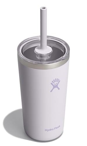 Hydro Flask All Around Tumbler 20oz with Straw Lid (Cloud Pink)