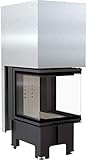 brunner heizeinsatz hf10  KRATKI Kamineinsatz NBC  Heizeinsatz 8kW  147 x 57,6 cm  Eckkamin mit dreiseitiger Feuersicht  Doppeltüröffnungssystem Guillotine nach Links & rechts  2.BimSchV 15a B-Vg  Ideal für Zuhause