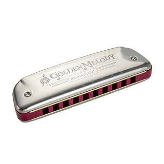 Harmonica HOHNER Golden Melody 54220 A en Tonalité LA - Les Beatles, Paul McCartney, John Lennon, RIngo Starr, George Harrison