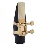 Altsaxophon Mundstück Set, Komplettset mit Kappe · Blatt · Ligatur & Polster für Alt-Saxophon...