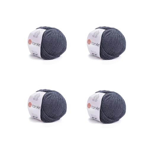 Image of YarnArt Genius Soft Cotton Acrylic Blend Yarn - Amigurumi, Crochet and Knitting -%55 Cotton-45% Acrylic, Craft Yarn for Kids and Adults Garments, Baby Items and Accessories, 174 yds / 50 g