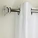NONO Bracket XL - Inside Mounted Faux Wood Blinds Curtain Rod Bracket Attachment (Brown)