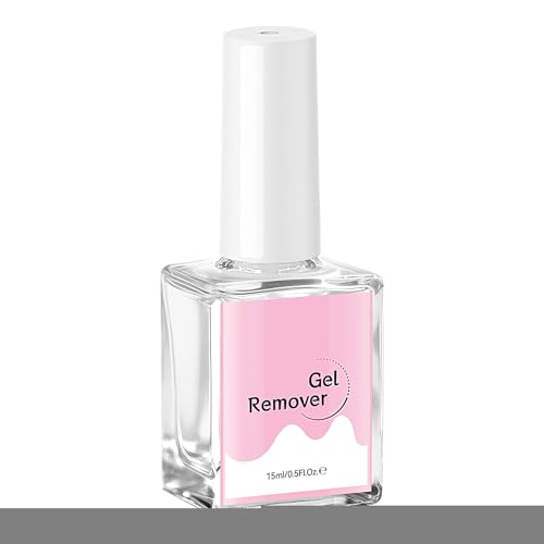 Quitagel para Uñas - Quitaesmalte de 15 ml | Líquido Despegable Seguro Sin Remojo Ni Envuelta Para Hogar Manicura Salón Viaje Mujeres Niñas Artistas