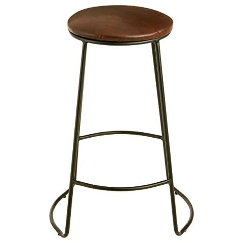 Premier Housewares Brixton Black Bar Stool Cover