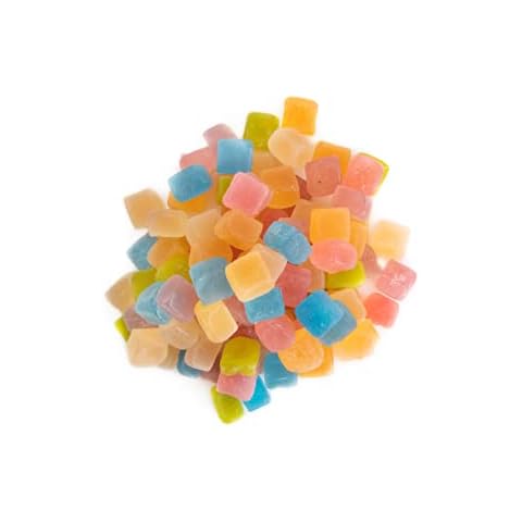 Freedom Vegumi Tots Vegan Sweets 1kg Bag - Vegan Pick and Mix Fruit Flavoured GummyCubes - Sweets Vegan and Gluten Free with Natural Flavours and Colours for Vegan Gifts Cover