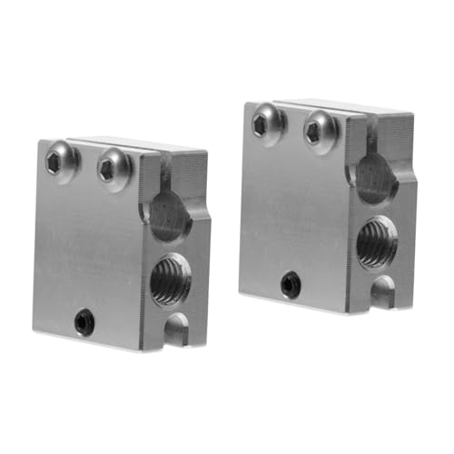 iplusmile 2pcs Heating Block Hot End for Printer Printer Heater Block Heating Aluminum Heater Hot End