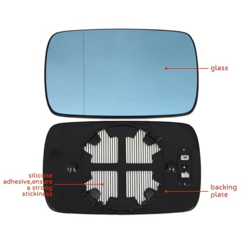 Verre de rétroviseur pour BMW E46 gauche dégivrant 1998-2006