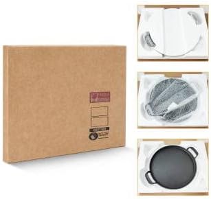 Miniatura 6 de Hisencn 7421 Gourmet BBQ System Plancha para parrilla Weber de carbón de 22 12 pulgadas, sartén de hierro fundido de 12 pulgadas para Weber Original