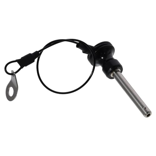 Fudeshe - Fudeshe Broches à tête ronde à dégagement rapide, en acier inoxydable durable de 6 mm de diamètre avec bouton poussoir de 21 cm (6 x 35 mm)