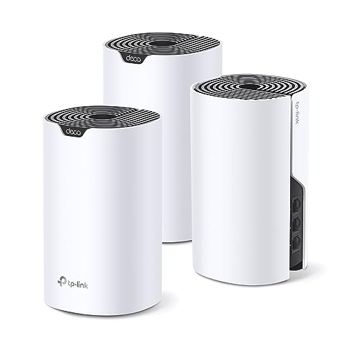 Image of TP-Link Deco S7 AC1900 Whole Mesh Wi-Fi System Smart Router |1900 Mbps Dual-Band with Gigabit Ports |1.2 GHz CPU |Work with Amazon Alexa |Parental Controls |Pack of 3| White