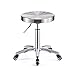 XBSXP Tabouret en Acier Inoxydable, Chaise de Salon de beauté de Salon de Coiffure, Tabouret Rotatif Tabouret de Maison poulie de Levage Tabouret 42-55 cm