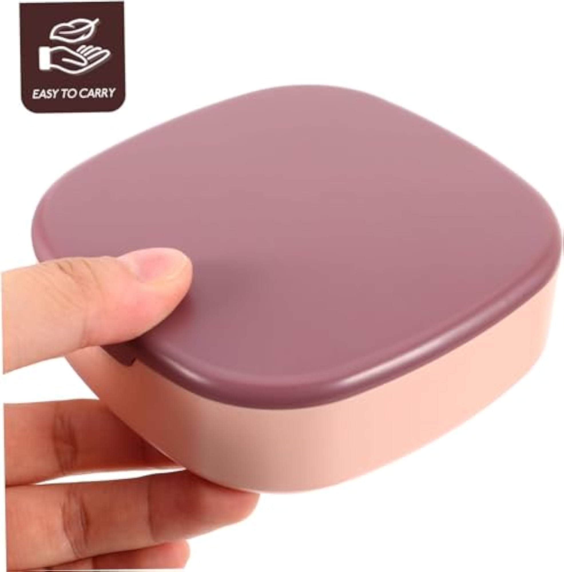 Jewelry Travel Case with Mirror, Mini Portable Storage Box