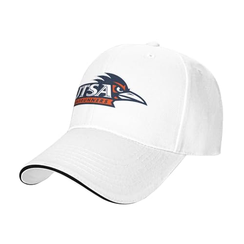 UTSA Roadrunners Unisex Baseball Caps Sandwich Caps Dad Hat Casual Hat White