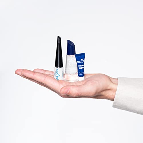 Herome - Pack Azul Tratamiento Uñas Débiles y Dañadas | para Uñas que se Rompen y No crecen. Contiene 1 Endurecedor Fuerte de Uñas, 1 Crema para Cutícula, 1 Quitaesmalte sin Acetona - imagen 6