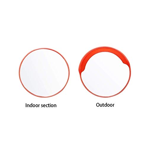 Miroir convexe de sécurité 60cm idéal pour les sorties de garage extérieures - 3