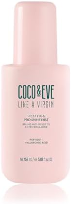 Coco & Eve Frizz Fix & Pro Shine Mist - 72H Frizz Control & Instant Shine | Lightweight Heat Protectant | Moisturizing, Smoothing, Detangling Spray | For Damaged Hair & All Hair Types (5.07 fl oz)