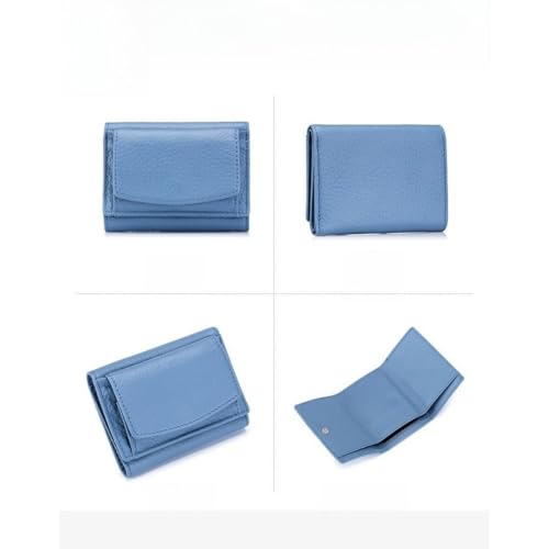 Premium Genuine Leather RFID Blocking Wallet for Women with Detachable Coin Pouch and Multi-Card Organizer (pink)2