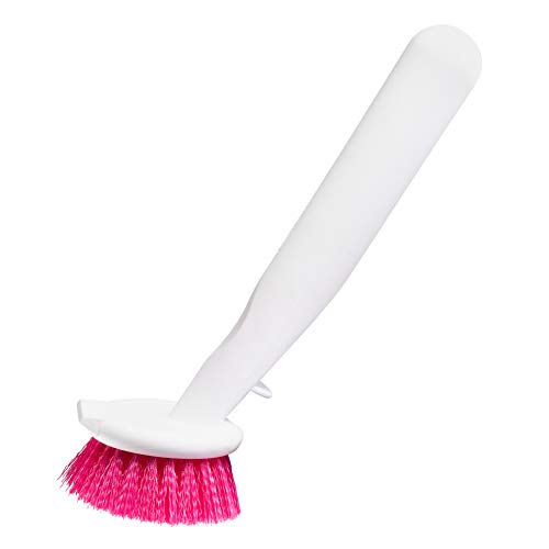 Get Cheap Price Fuller Brush Soft Bristle Scrub Dish Brush - All Around Heavy Duty Soft Bristled Scrubber w/ Scraper - Scratch Free Cleaning For Kitchen Dishes, Pots, Bamboo Bowls, Fish Tank, Window Sills