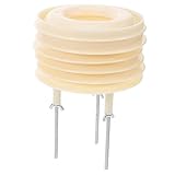 YARNOW Wetterstation Schutzbox UV Beständig Wetterfest mit Druck und Feuchtigkeitssensor Abdeckung für Außensensor Terrasse Garten