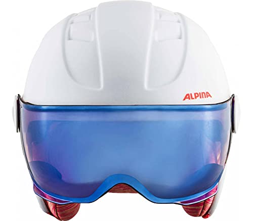 Skihelm Kinder Alpina Carat Le Visor Q-Lite mit Visier und Belüftung