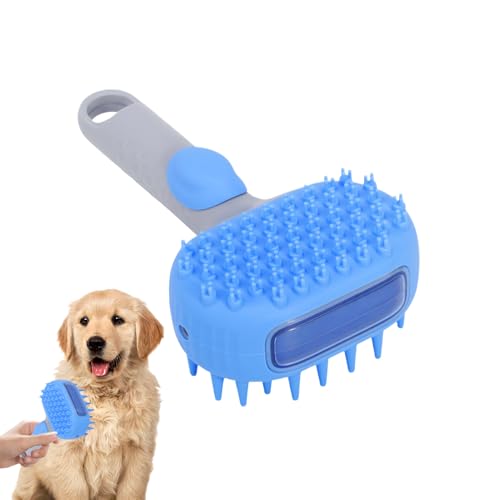 Cepillo de baño para perros, vaporizador, cepillo para gatos, cepillo de vapor para mascotas