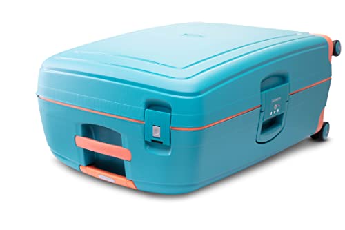 Image of Samsonite S'Cure Sport Polypropylene Spinner 75 Cm Hardside Large 4 Wheels Suitcase (Aqua Blue)