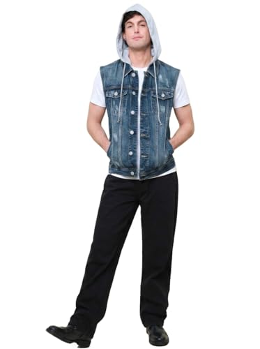 Image of VICTORIOUS Rocker Denim Jean Vest Jacket