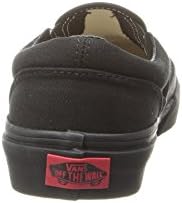 Vans Kids Unisex Classic Slip On, Black/Black, Size 13 Little Kid | Image 4