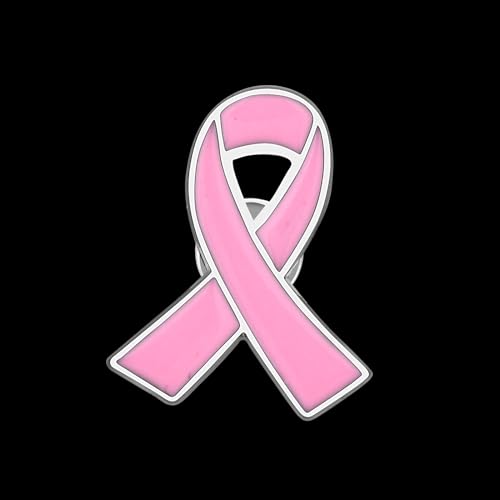 Image of 6Pcs Awareness Enamel Ribbon Lapel Pins Ribbon Brooch Pin for Charity Events Survivor Campaign Party Favors Supplies