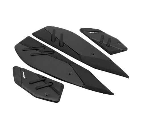 Repose-pieds pour XMAX 300 2023-2025 plaques de marchepied antidérapantes noires