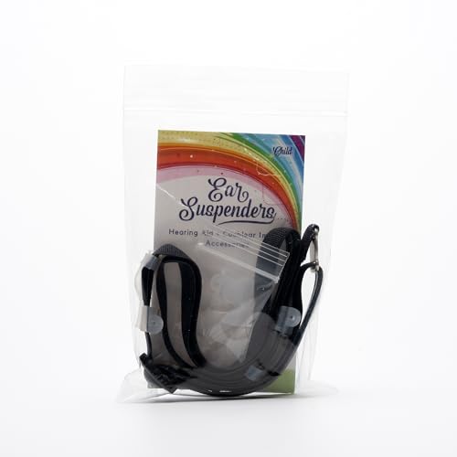 Ear Suspenders Headband for Hearing Aid Retention (Navy) (Adult)