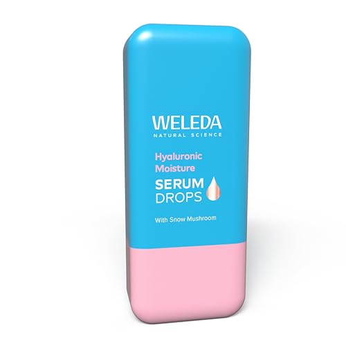 Weleda Hyaluronic Moisture Face Serum Drops with Snow Mushroom, Facial Serum for 24H Moisture, Deep Hydration - Image 2