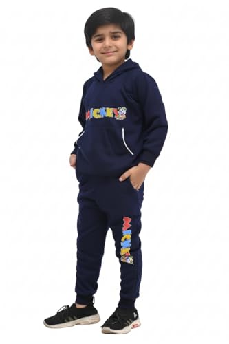Image of Winter Sweatshirt or Hoodie with Lower Set | Kids clothing set for Boys(Pack of 1)