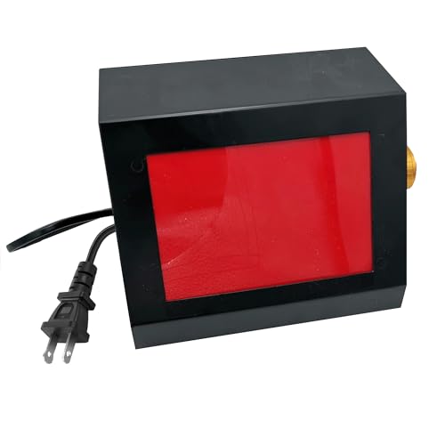 YCCLDIPL LED Darkroom Red Light for X-Ray Film – Adjustable Dimmable Lamp, Wall-Mount or Desktop Use for Film Processing