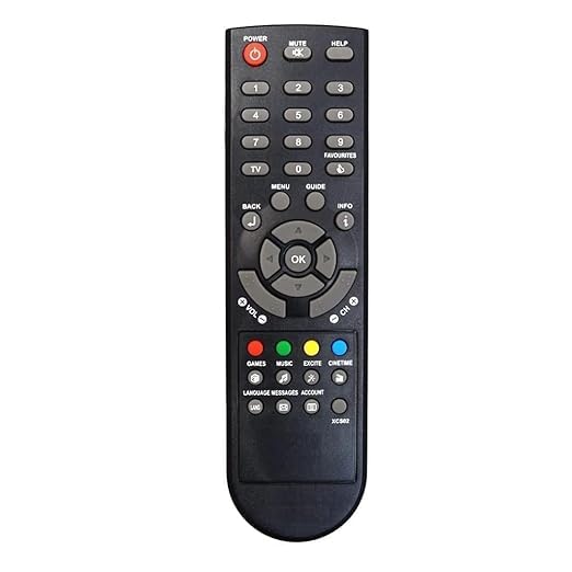 Image of Compatible Remote Control for DEN DTH Set TOP Box DTH52.