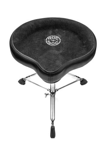 ROC-N-SOC Original Saddle Drum Throne Black