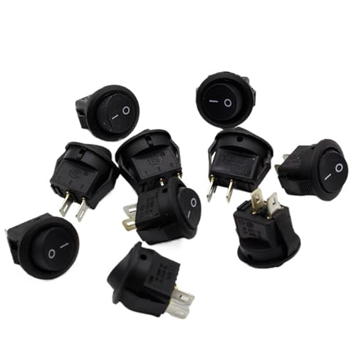 Interrupteur à bascule rond pour restaurer vos lampes de chevet et petits luminaires