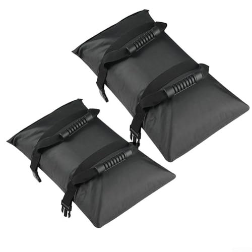 Bolsa de arena de fibra Oxford 1680D con contrapeso, bolsa de arena para sujetar muebles de patio o sombrillas (2 x 29,5 kg)