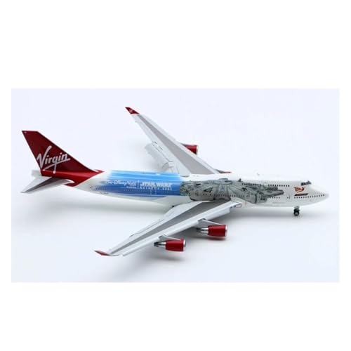 Modelo de avión Virgin Atlantic B747-400 1:400 el regalo conmemorativo ideal para pilotos 6