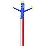 20ft 18 inches Sky Air Puppet Dancer Inflatable Dancer Waving Tube Man Air Puppet Dancer for Store Sign Advertising (Blower Not Included) (Flag-US)
