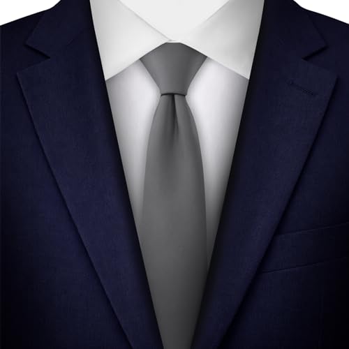 Image of Jacob Alexander Men's Skinny Width 2 inch Solid Color Tie