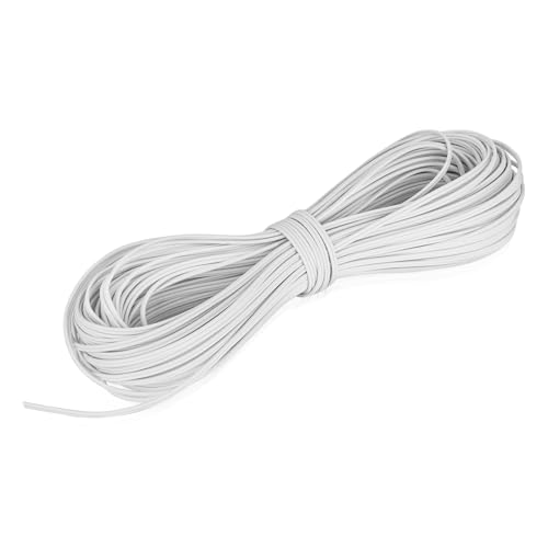 Fil de sonnette d'ouvre-porte de garage 24/2 AWG câble universel blanc 30,5 m basse tension