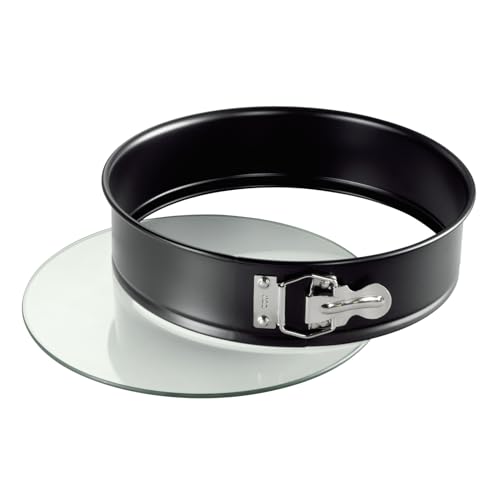 Produktfoto von Original Kaiser Inspiration Springform mit Glasboden 26 cm rund, Hebeboden, schnittfest, Kuchenform auslaufsicher,…