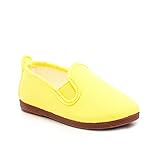  Kunfu de Lona con Elasticos Laterales (30, Amarillo)