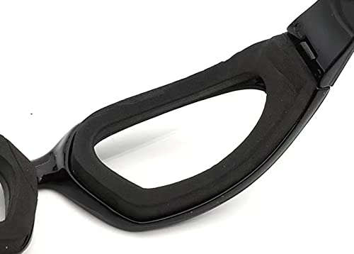 Onion Goggles,Tearless Glasses Eye Protect Durable Windproof Dustproof Eyes Protector Anti-splash Tearless Glasses for Cooking Biking Kitchen for Women Men Home Kitchen Black - Image 3